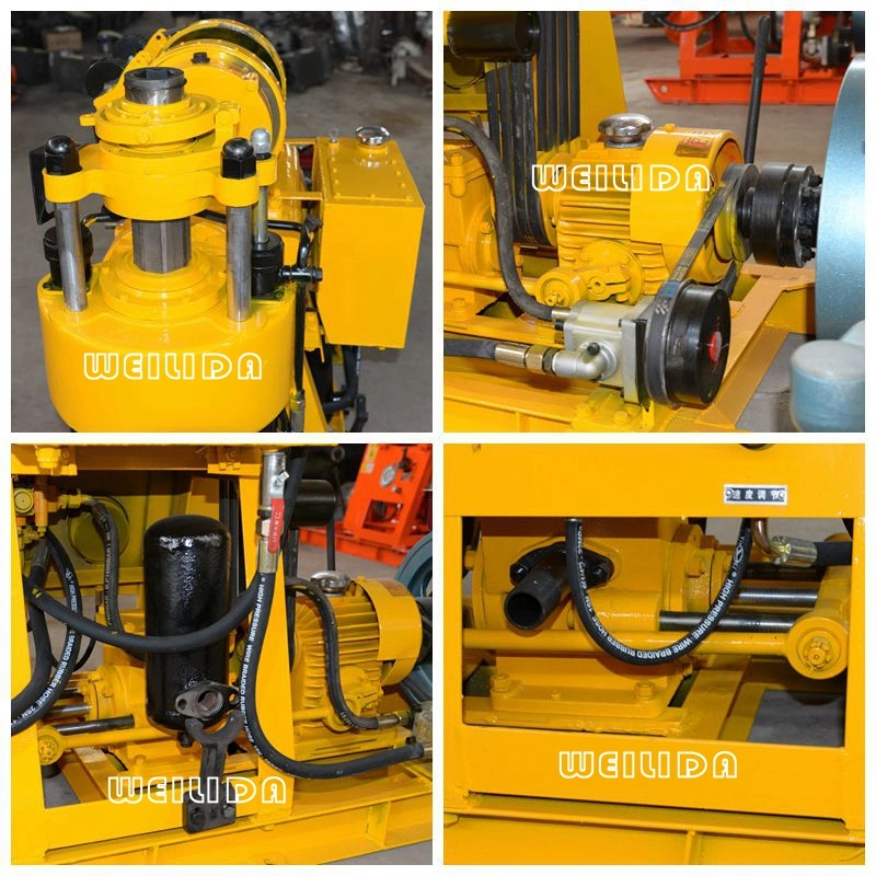 Multifunction Portable Hydraulic 200 Meters Gk200 Mine Borehole Water Well Core Drilling Rig