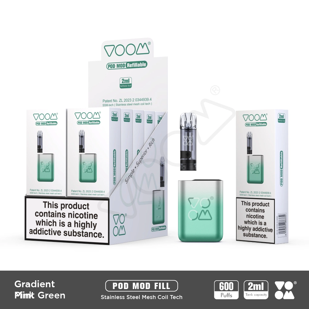 Voom Refillable Pod System Elektronik Sigara otros cigarrillos electrónicos