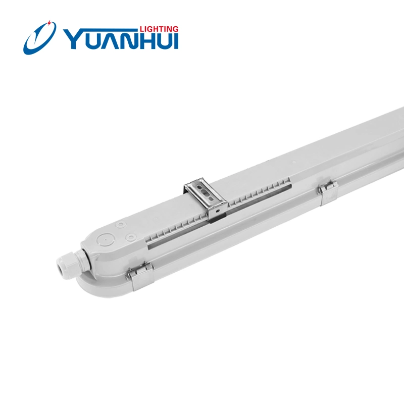 Hot Selling LED IP66 Waterproof 0.6m 1.2m 1.5m Linear Vapor Tight LED Tunnel Tri-Proof Lighting with CE/CB/EMC Certifications LED Triproof Tube Light