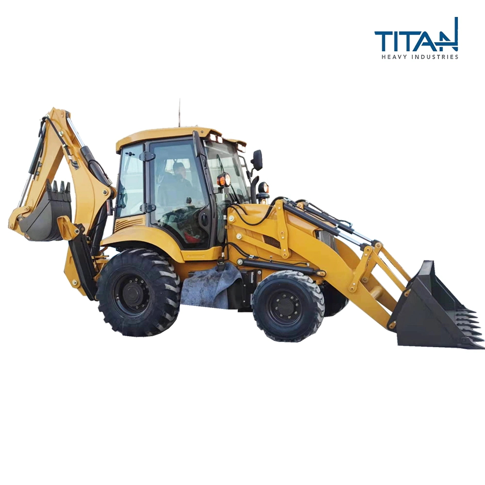 Aumentar la productividad utiliza cargadora retroexcavadora Titan TL30-25T maquinaria de construcción de ingeniería para la venta con un Buen Servicio Post-Venta