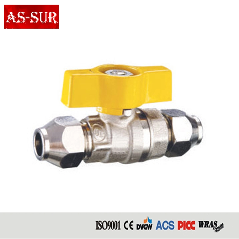 New Product Manual Regulating Brass Gas Ball Valve Dn20