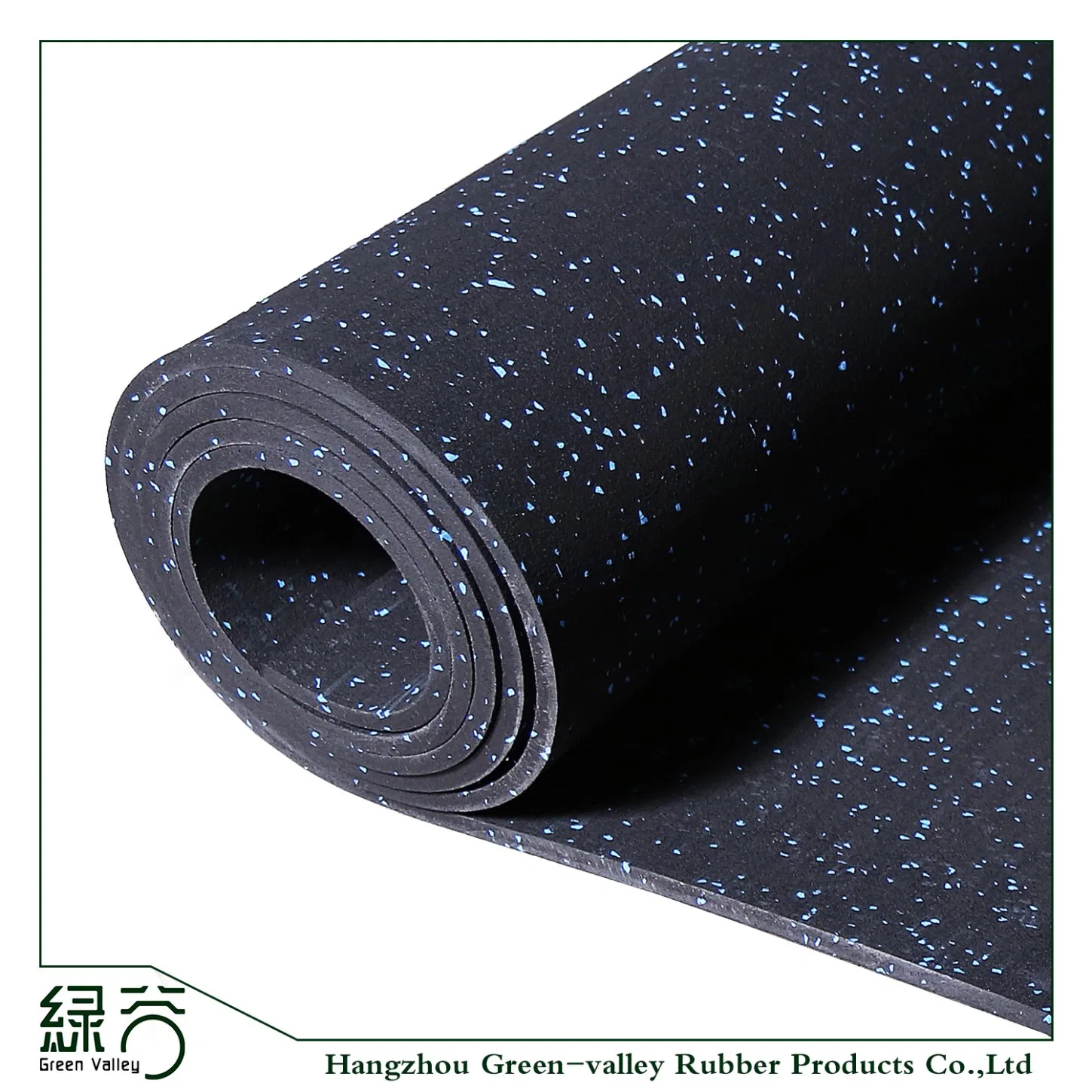 Anti-Shock Anti-Noise Rubber Mat Sheet for Home Gym Use