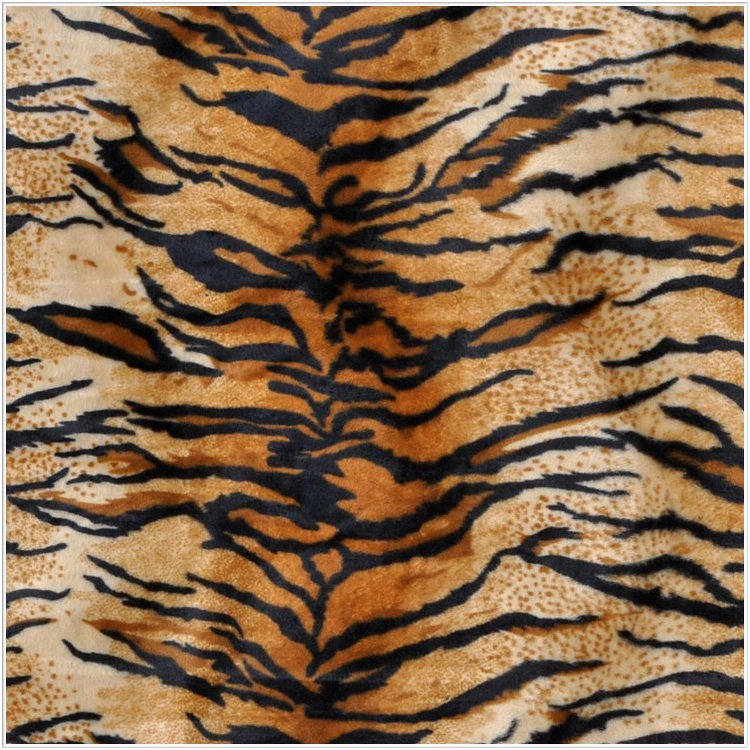 Tiger Velboa Faux Fur Fabric