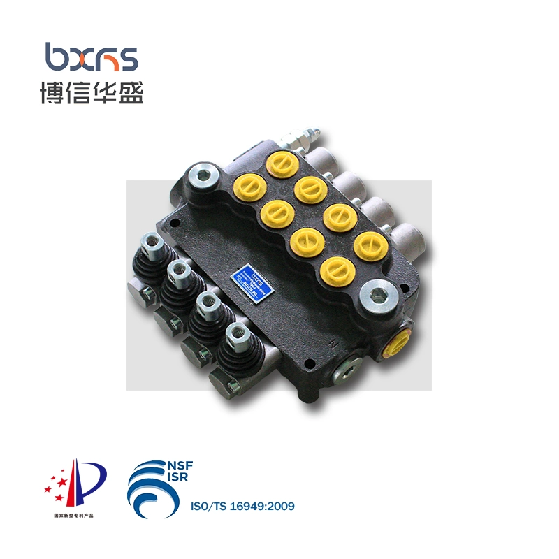 China Supplier P80 Monoblock 2 Spools Driectional Control Hydraulic Valve