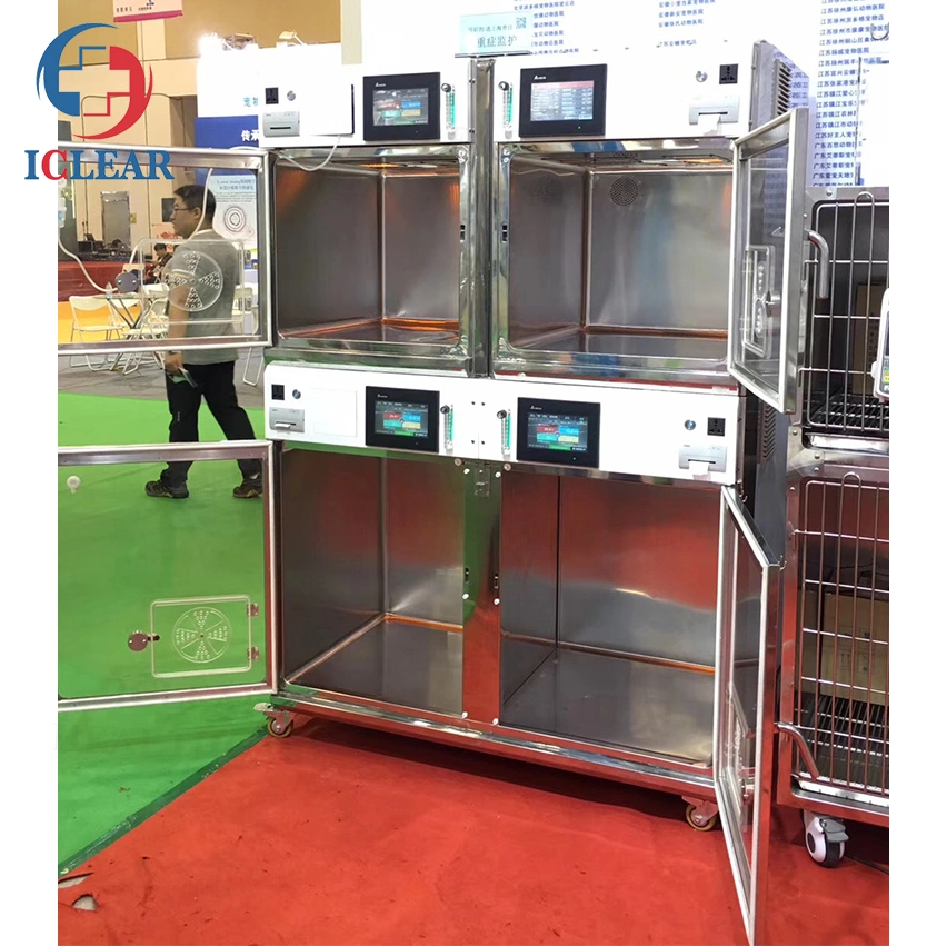 High quality/High cost performance  Full-Featured Animal Medical Monitoring Cabin/Pet ICU Cage