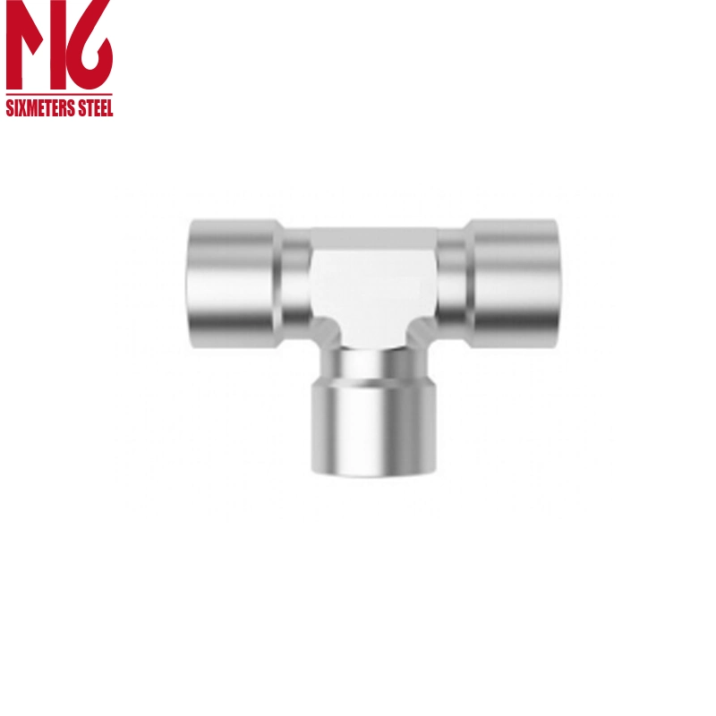 High Precision Machining CNC Turning Milling Aluminum Copper Bronze Stainless Steel Hose Nippler Water Pipe Fitting Cross Cruciform Quick Coupling Fitting Joint