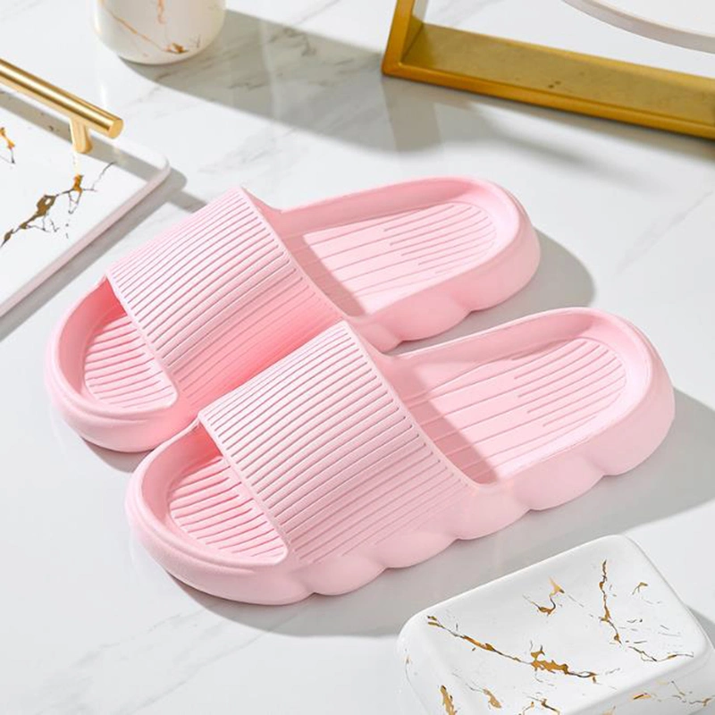 Women Summer Indoor Bathroom Couples Platform Sandals Men Lightweight EVA Slides Slippers