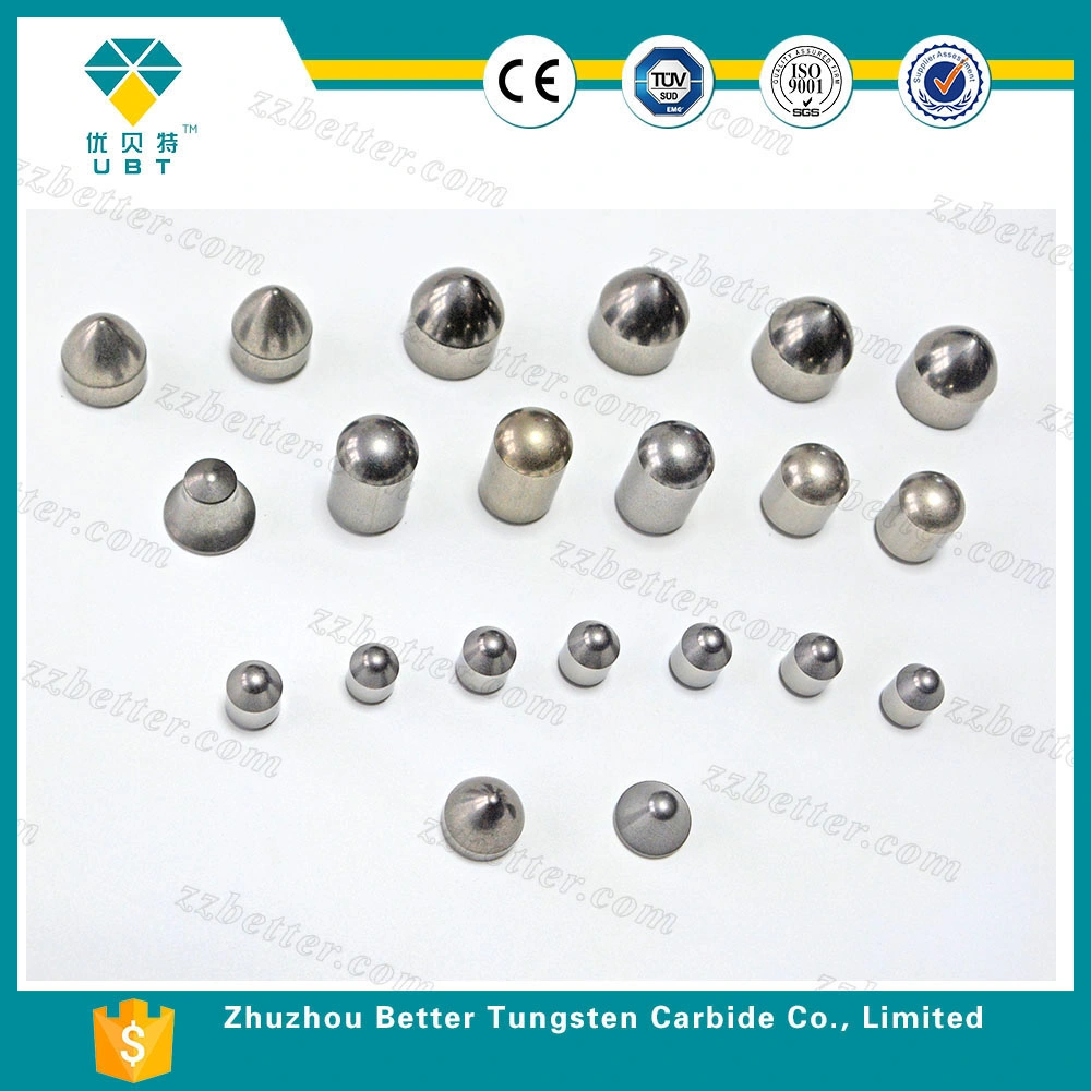 Bouton de carbure de tungstène à tête plate à partir de Zhuzhou Chine