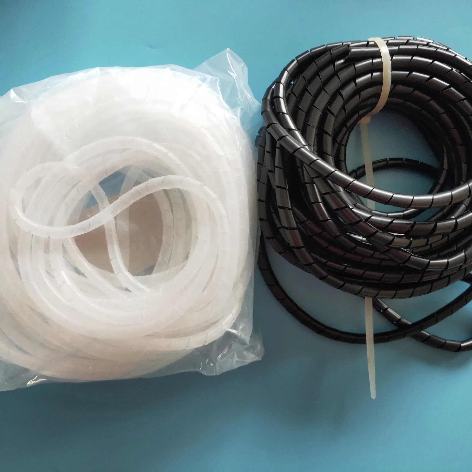 High quality/High cost performance  Reusable Cable Sleeves/Plastic Cable Organizer, PE Material Spiral Wrapping Bands