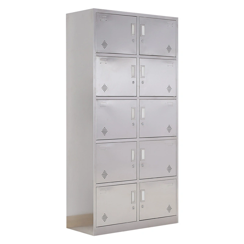 Factory Direct Sale Medical Furniture Instrument Stainless Steel Locker Storage Hospital Cabinet