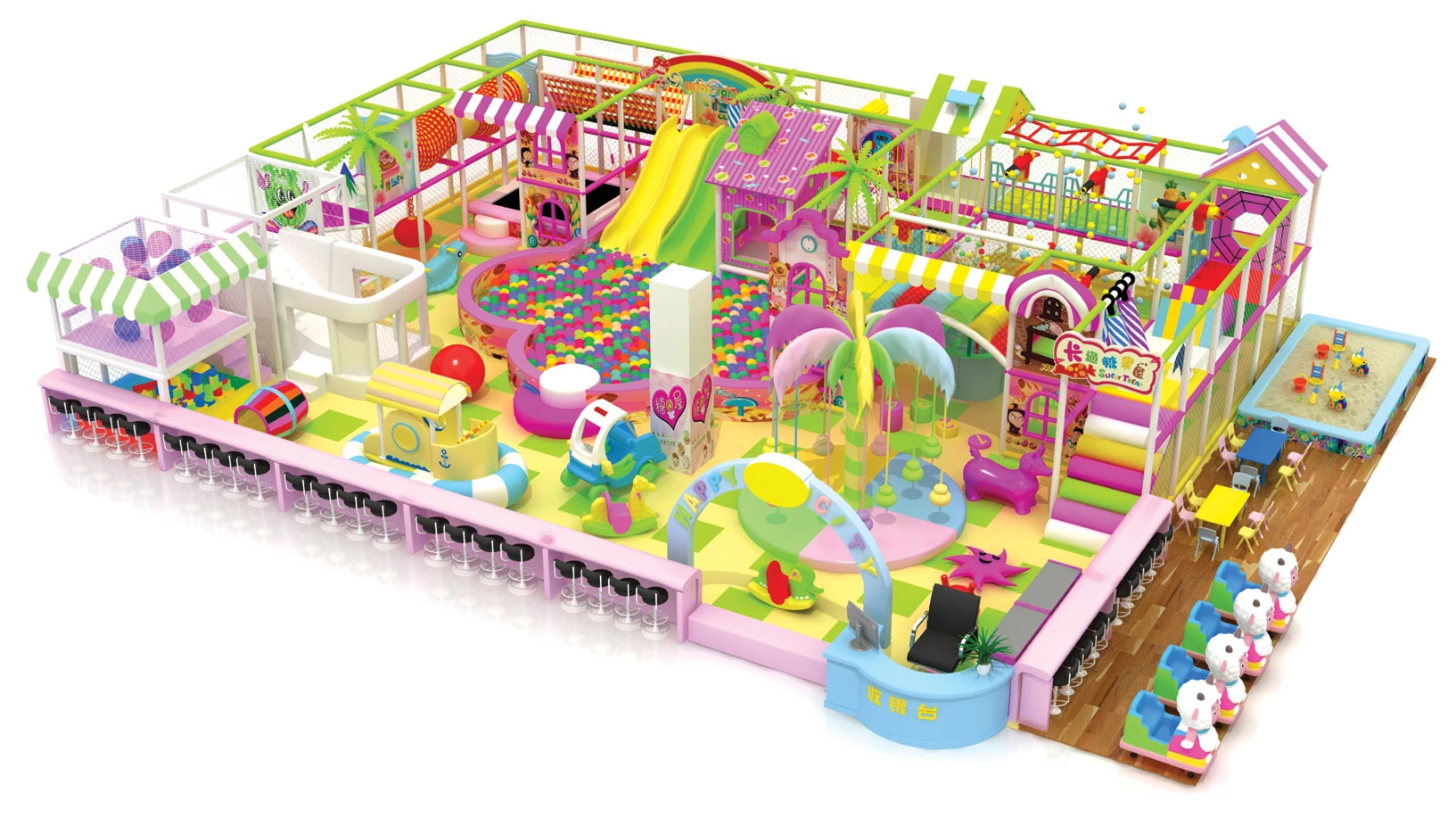 Indoor Playground Castle Equipment (TY-40242)