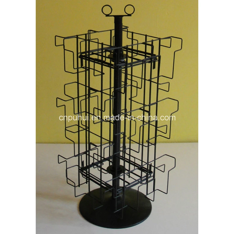 Table Top 4 Layers Metal Wire Form Brochure Holder (PHC323)
