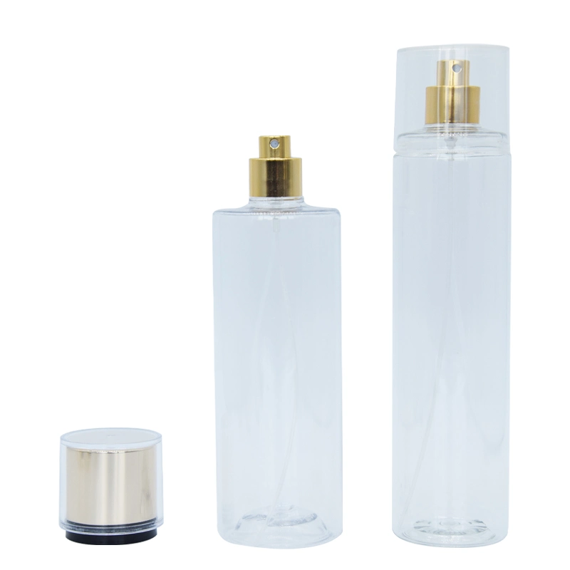 Blue/White, Red/White Glass Bottle Pump Cosmetic Packing Container Bottles with Aluminum Nozzle