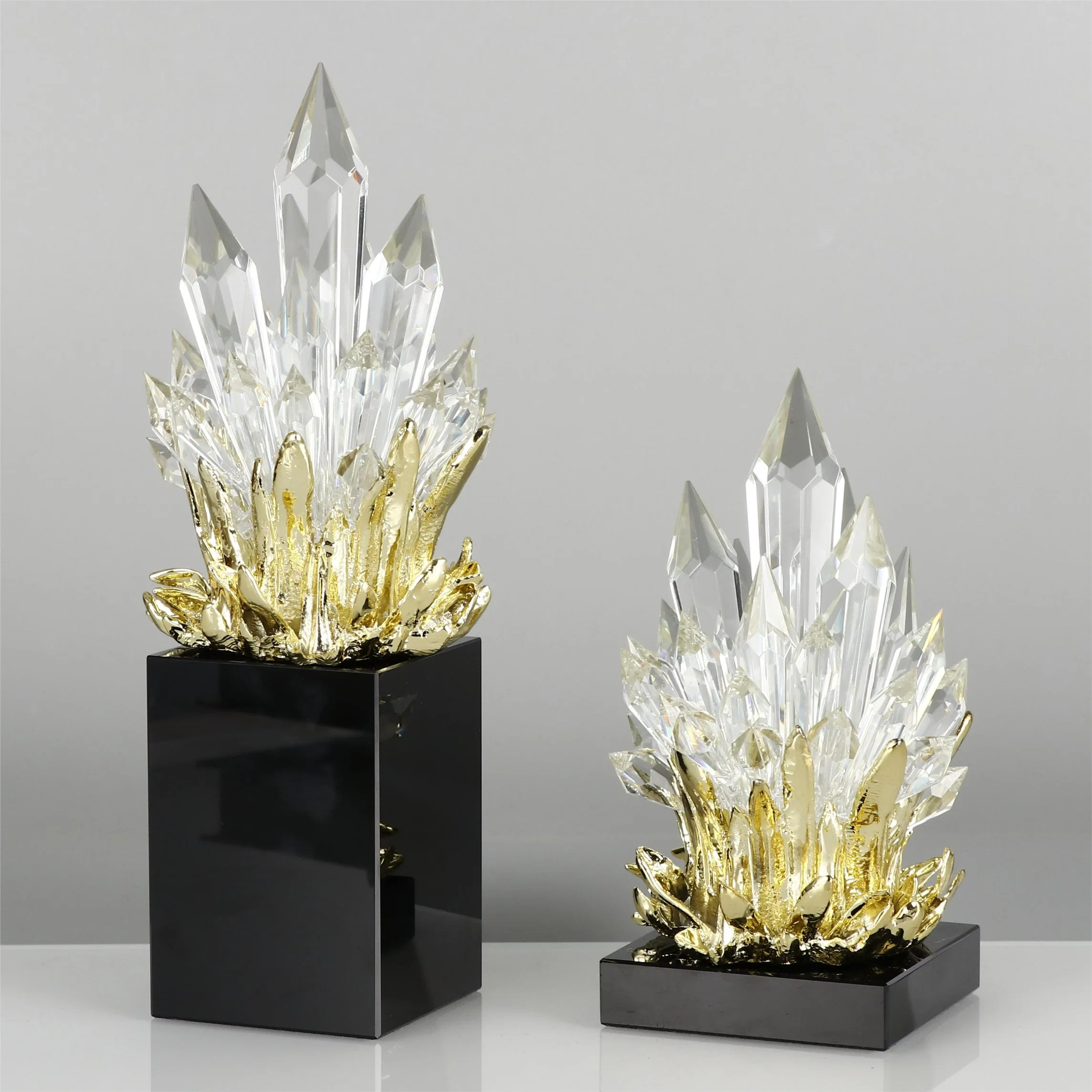China Natural Crystal Style Artesanato simples e elegante de vidro cristal