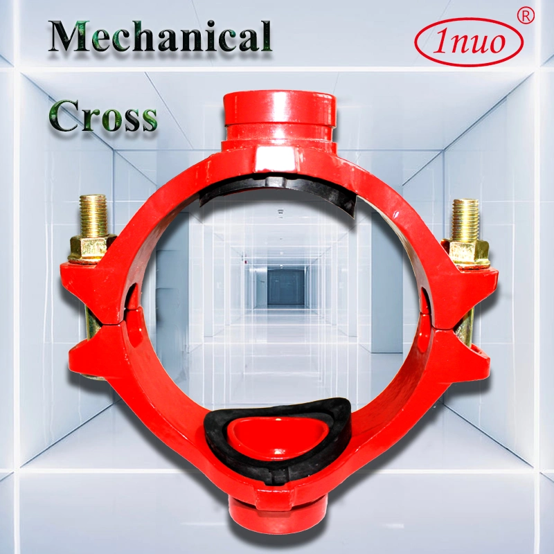 1nuo FM/UL/Ce Approval Epoxy and Galvanized Threaded/Grooved Mechanical Cross 300psi 1-12 Inch Manufacturer