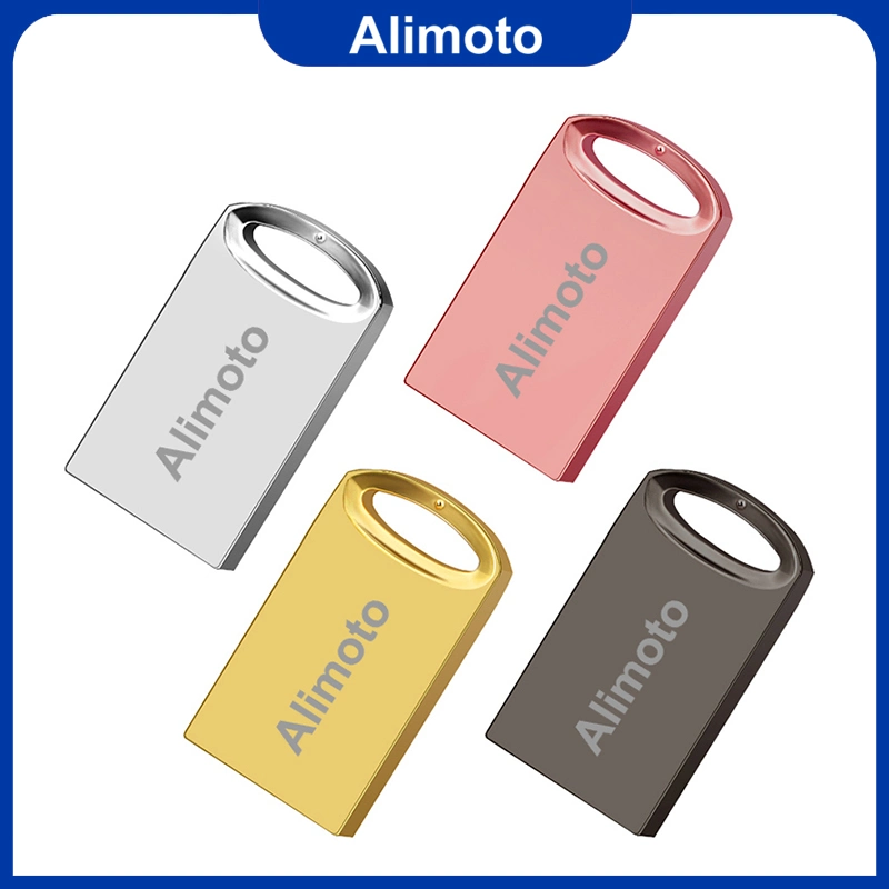 Promotional Gift Custom 1GB to 128GB USB 2.0 Mini Metal USB Flash Drive