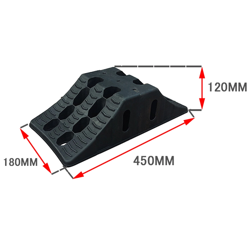Kunststoff HDPE UV-Inhibitor Sicherheit langlebige leichte Radstopper Unterlegkeil für Auto Fahrzeug Wohnmobil Pickups Wohnmobil