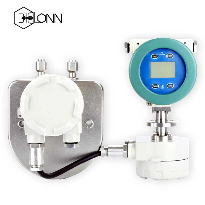 Proper Price Top Quality Compressed Air 2-Line LCD Gas Coriolismass Flow Meter