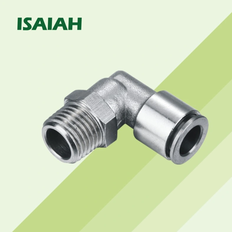 High quality/High cost performance  Brass Straight Connector Push in Copper Pneumatic Fittings Connector with Spring