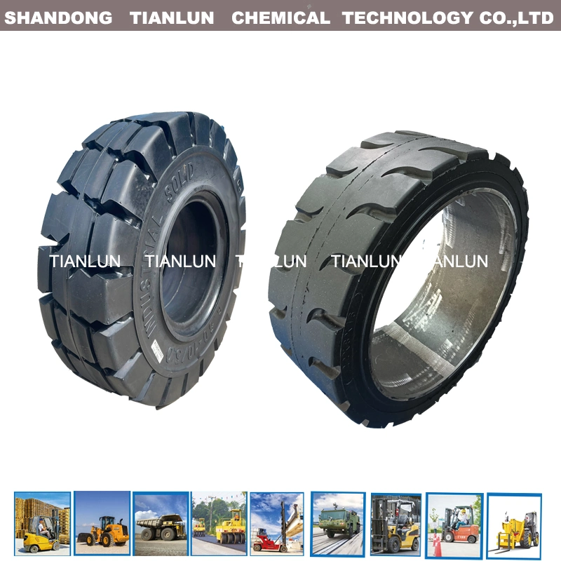 Forklift Solid Tire Factory Full Range of Solid Tire for Forklift Truck Press-on No-Marking White Big Forklift Tyre 800-16 900-16 825-16 650-16 750-16