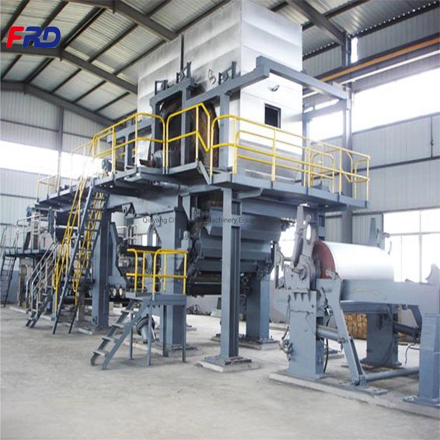 709 50t/D 3200mm Factory Price Paper Mill Plant Office Copy A4 Paper Making Machine Bagasse Straw Paper Making Machine Printing Writing Paper