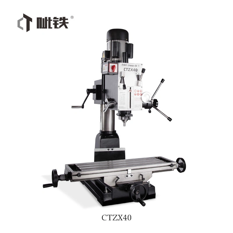 Gear Head Manual Bench Drilling and Milling Machine Ctzx40