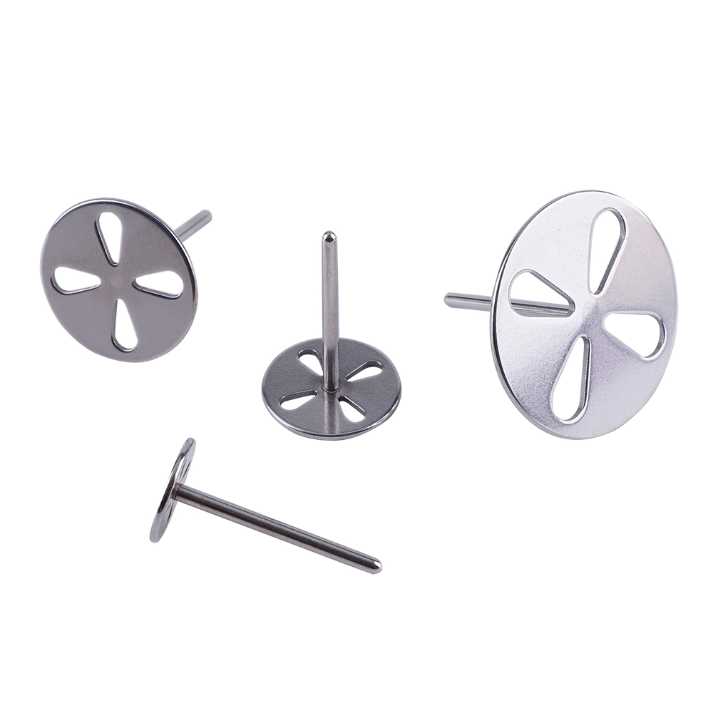 Self Cooling 15mm to 35mm Disc Pedicure Stainless Steel Metal Auroclavable Sanding Mandrel Disk