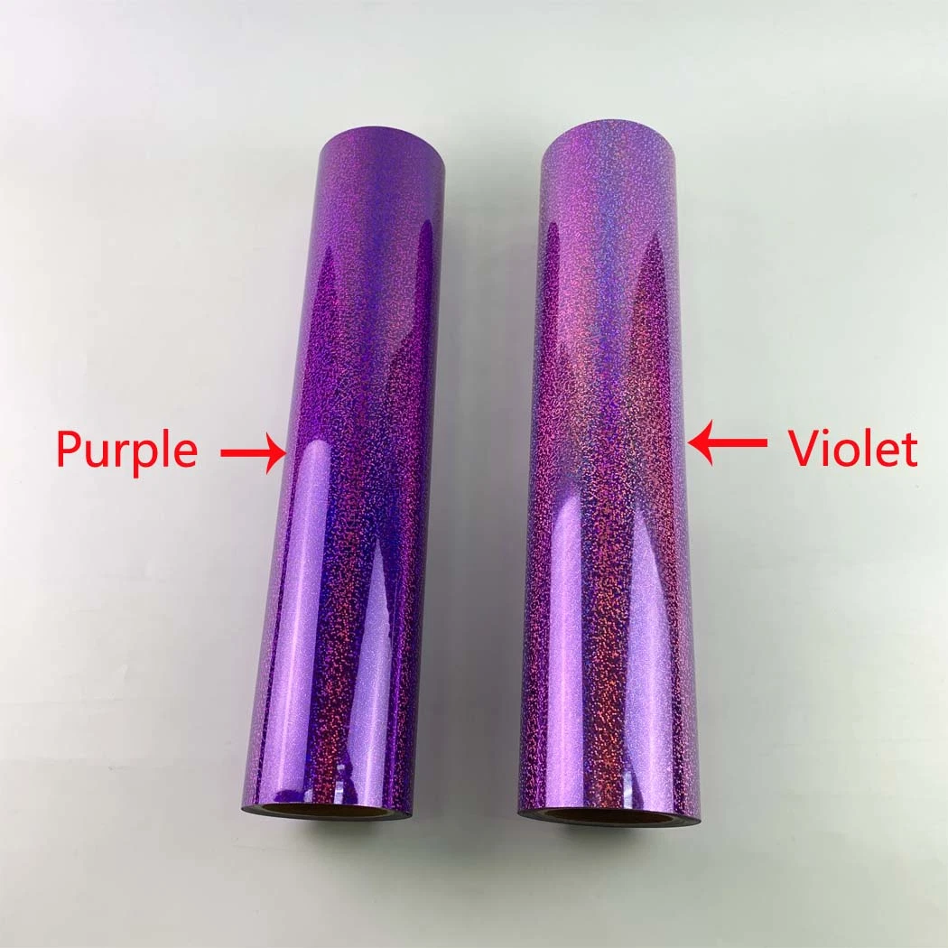 Korea Hologram Heat Transfer Flex/Flim/ Vinyl for Garment/Clothes Printing Cdh-05 Violet