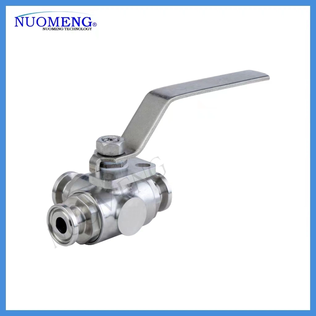 3A Sanitary Stainless Steel SS304/SS316L 3PCS Ball Valve&Globe Valve