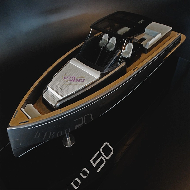 Luxury Motor Yacht Scale Model Professional Custom 3D Physical Ship Boat Model