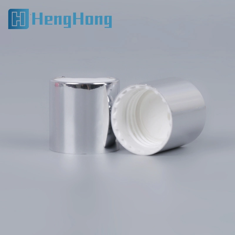 High quality/High cost performance  Gold Silver PP Aluminum Metal Disc Flip Top Cap for Shampoo Bottle Cap