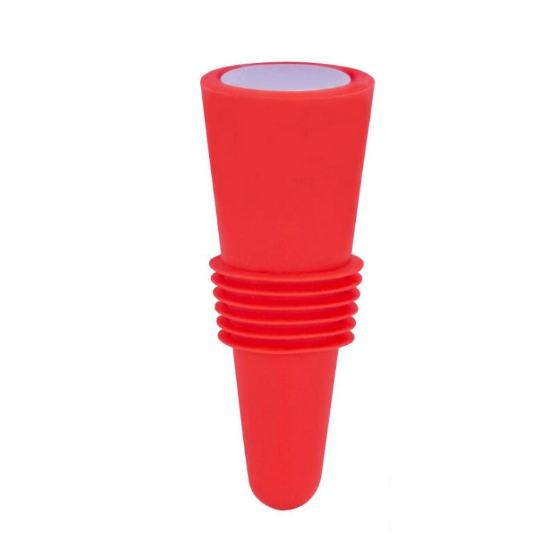 Reusable Wine Stopper Silicone Bottle Sealer Plugs Screw for Preserving Beverage Wbb12147