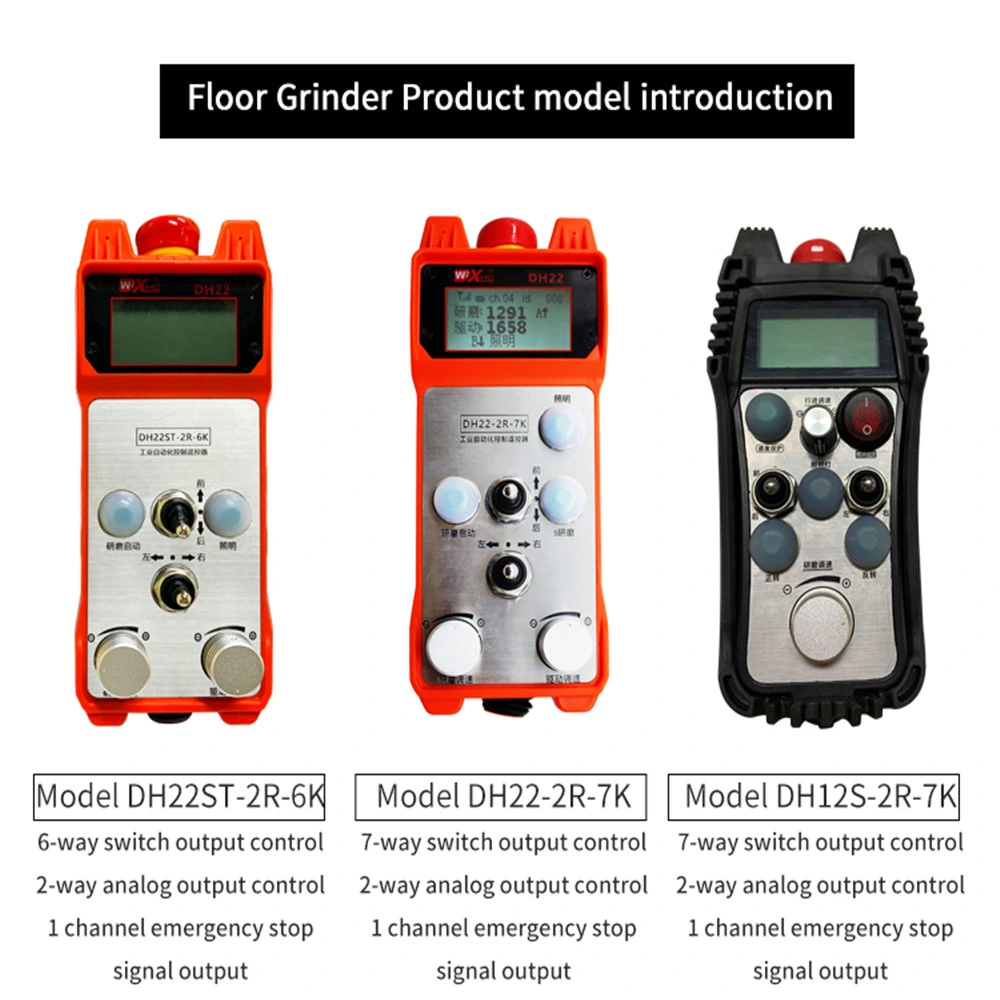 Floor Polishing Machine Used Wireless Remote Control Custom 2 Speed Control