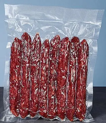 Прозрачный PA/PE пластиковую пленку для говядины колбасы пакет рывками