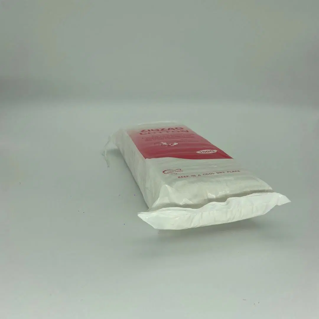 China White Surgical Absorbent Zigzag Cotton Wool 25g/50g/100g/400g