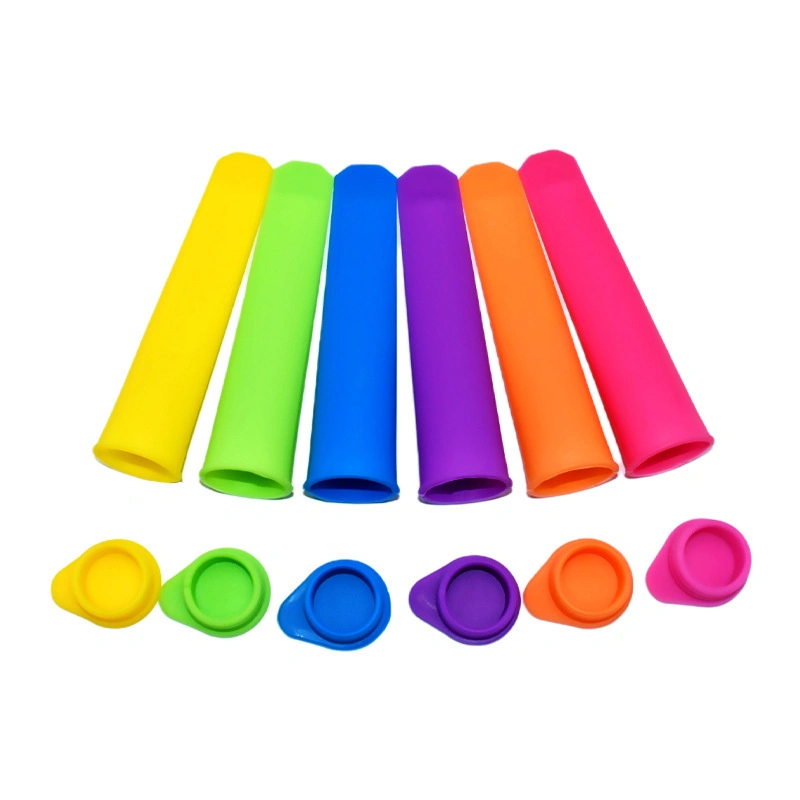 High Satisfaction Hand-Held Stick Split Popsicle Mold Silicone Ice Cube Tray Mold Ice Making