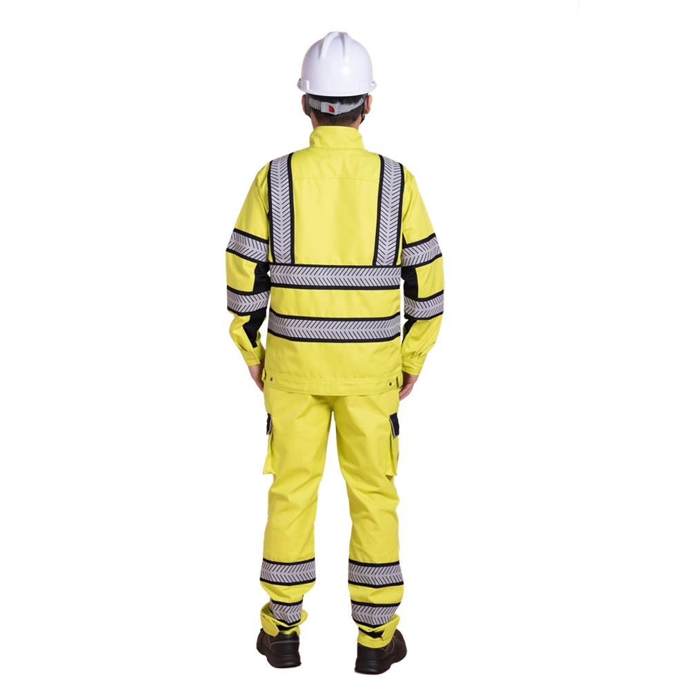 High Visibility Waterproof Hi Vis Clothing Softshell Safety Jacket