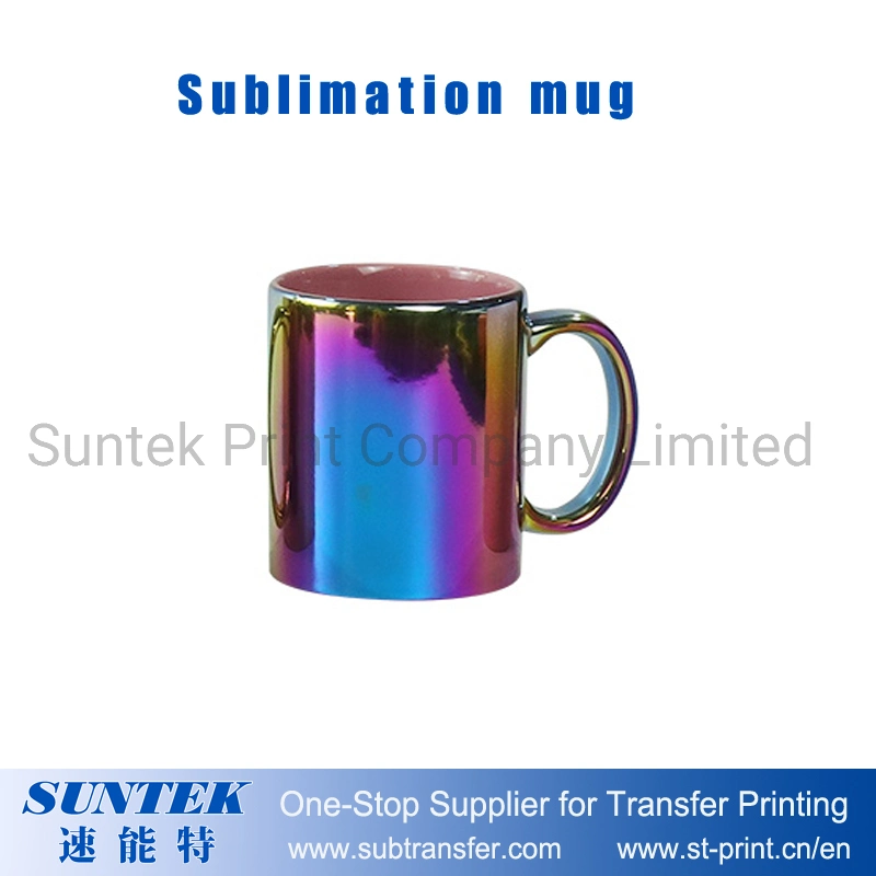 Blank Metallic Ceramic Color Mug for Sublimation Printing