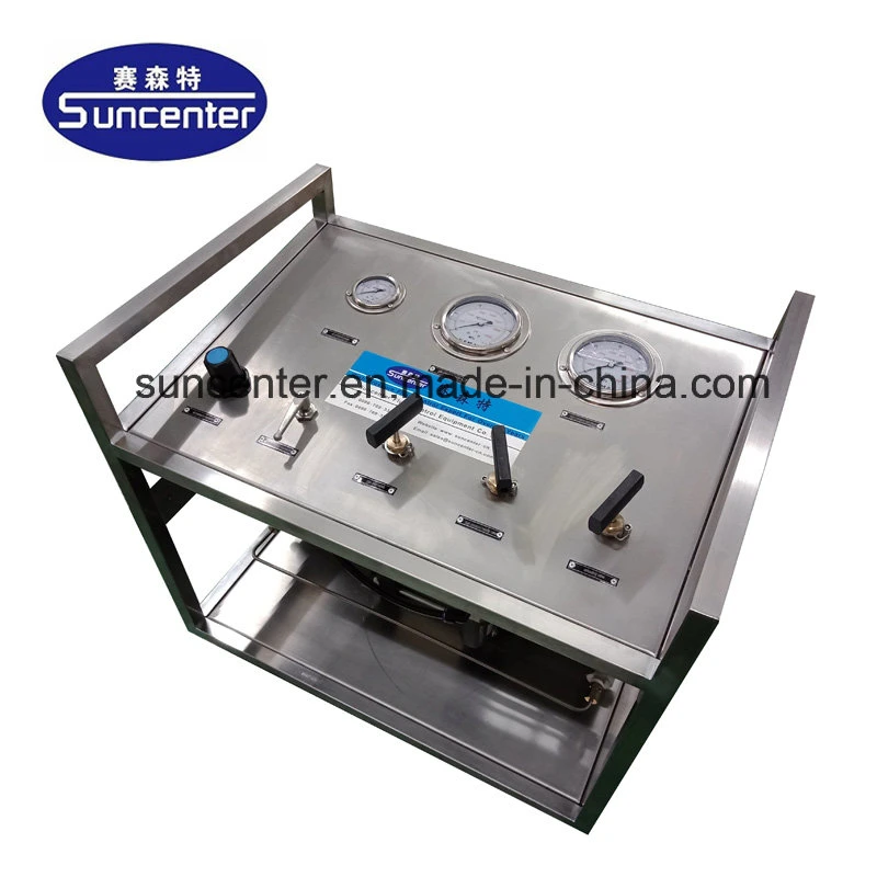 Widly Used Model: Dgd60 300-480 Bar Output Portable High Pressure Nitrogen Pneumatic Power Pack for Gas Testing