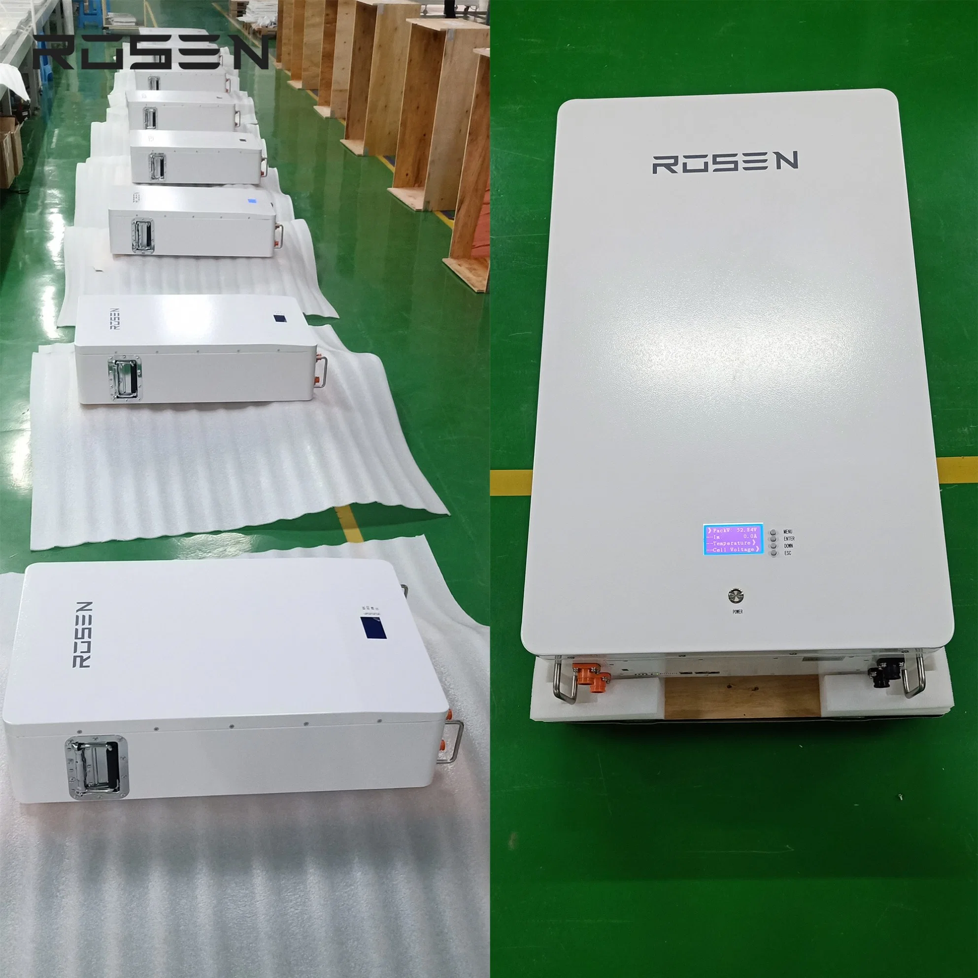 10kwh 48V 200ah Lithium Battery LiFePO4 Power Wall 200ah 300ah Rechargeable Battery Pack