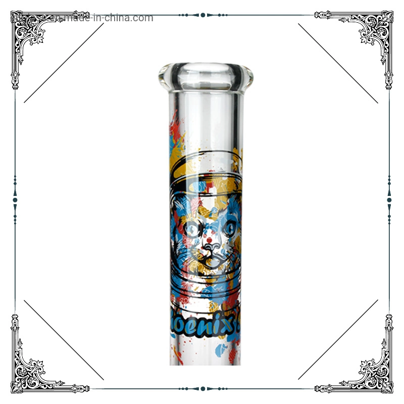 Phoenix Star Hookah Shisha 18 Inches Big Size Space Cat Decals Thickness Glass Smoking Glass Water Pipe Wholesale/Supplier