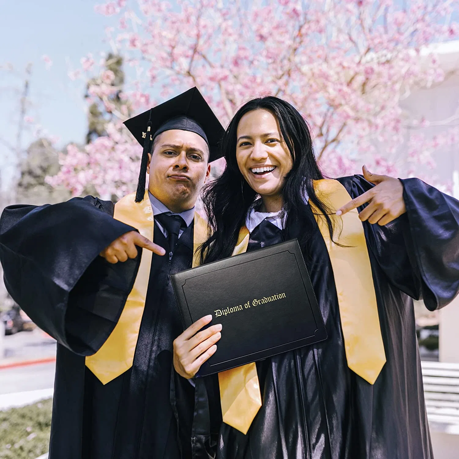 Le couvercle en similicuir imprimé diplôme Diplôme Détenteur du certificat