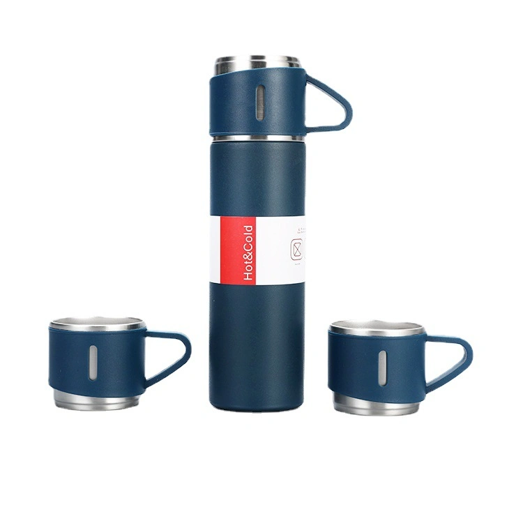 Coffret cadeau Thermos de haute qualité pratique pour les entreprises emballage Réunion annuelle entreprise logo imprimé lettrage bouteille d'aspirateur Thermos