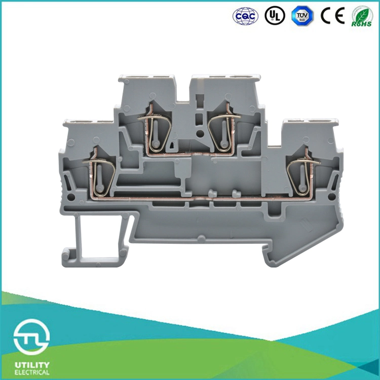 Utl Terminal Block Spring Type DIN Rail Terminal Block