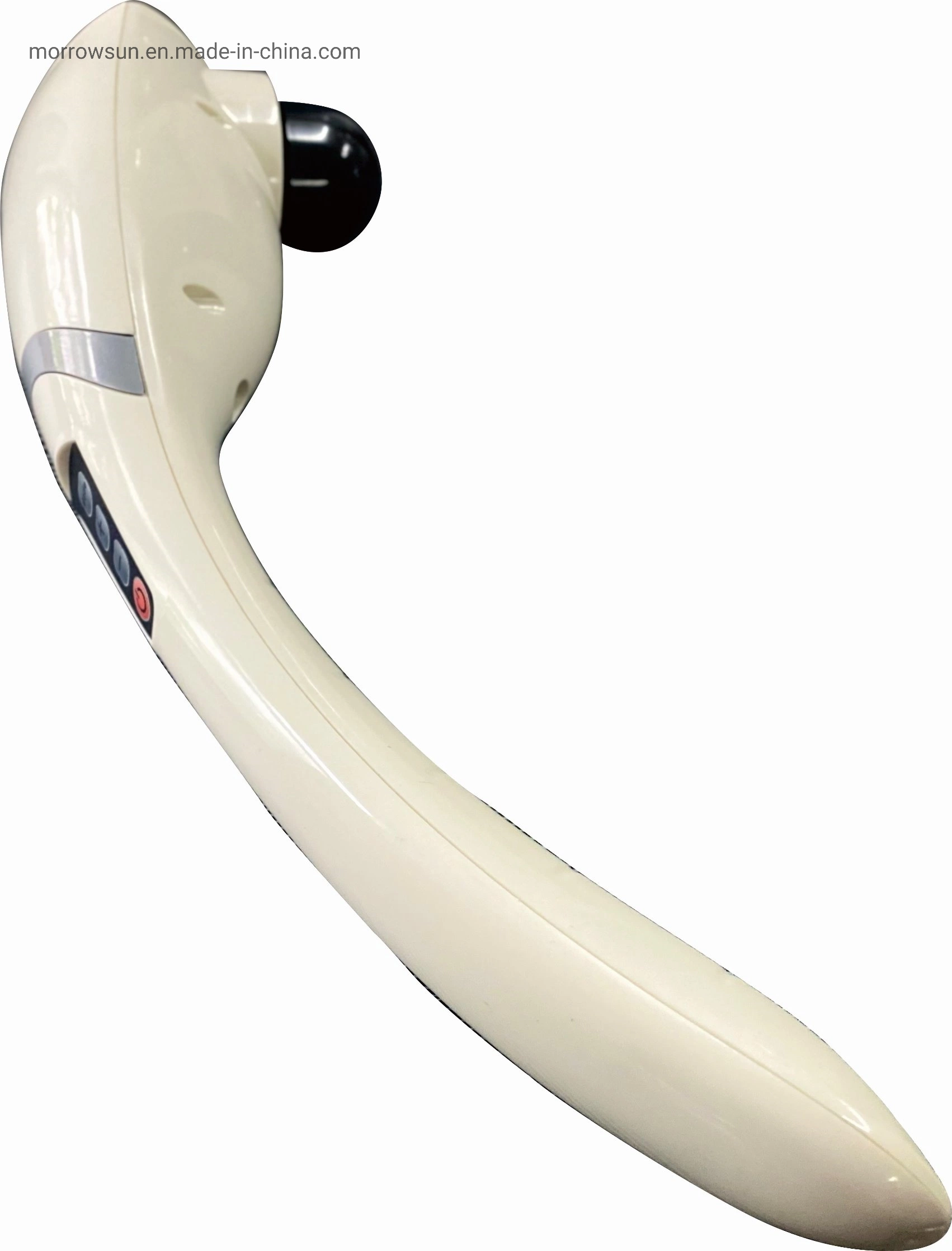 Cordless Lotus Design Whole Body Infrared Therapy Portable Handheld Massage Hammer with USB Cable and Multi-Vibration Heads