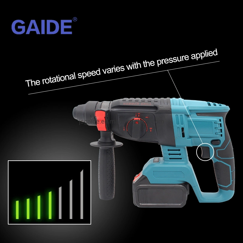 Power Tools Hammer Drill Machine 20V 22mm SDS-Plus Electric Brushless Cordless Rotary Hammer