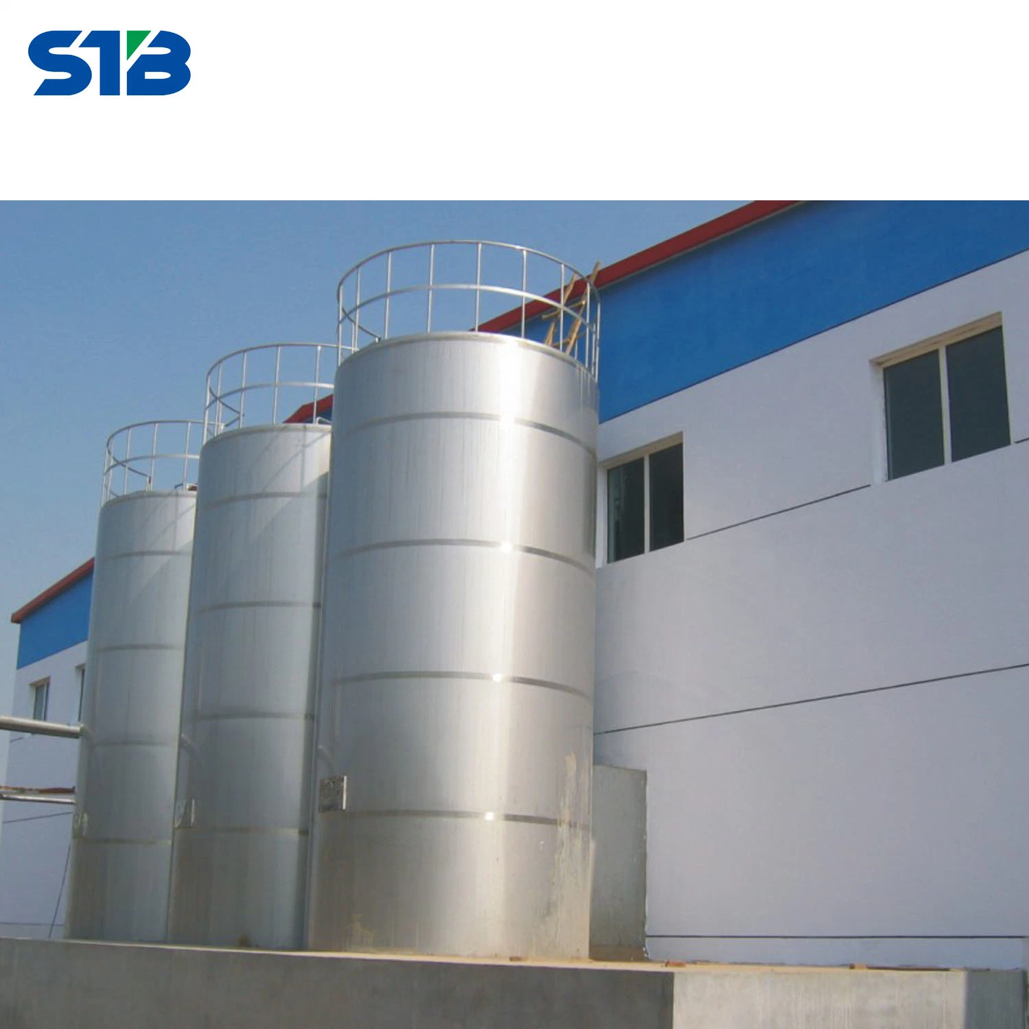 STB 20t-50tdairy leite do tanque de silos de armazenamento