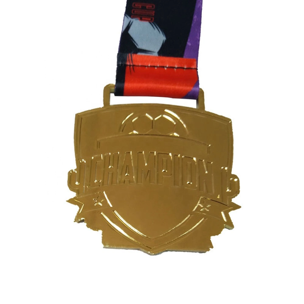 Design Football Sport Gold Award 3D Zinc Alloy Metal Medals