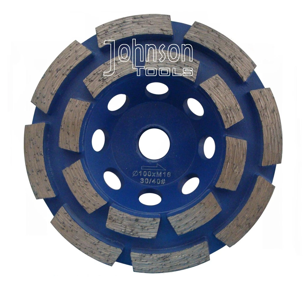 عجلة تجليخ من حجر مقاس 105 مم ذات كوب صف مزدوج