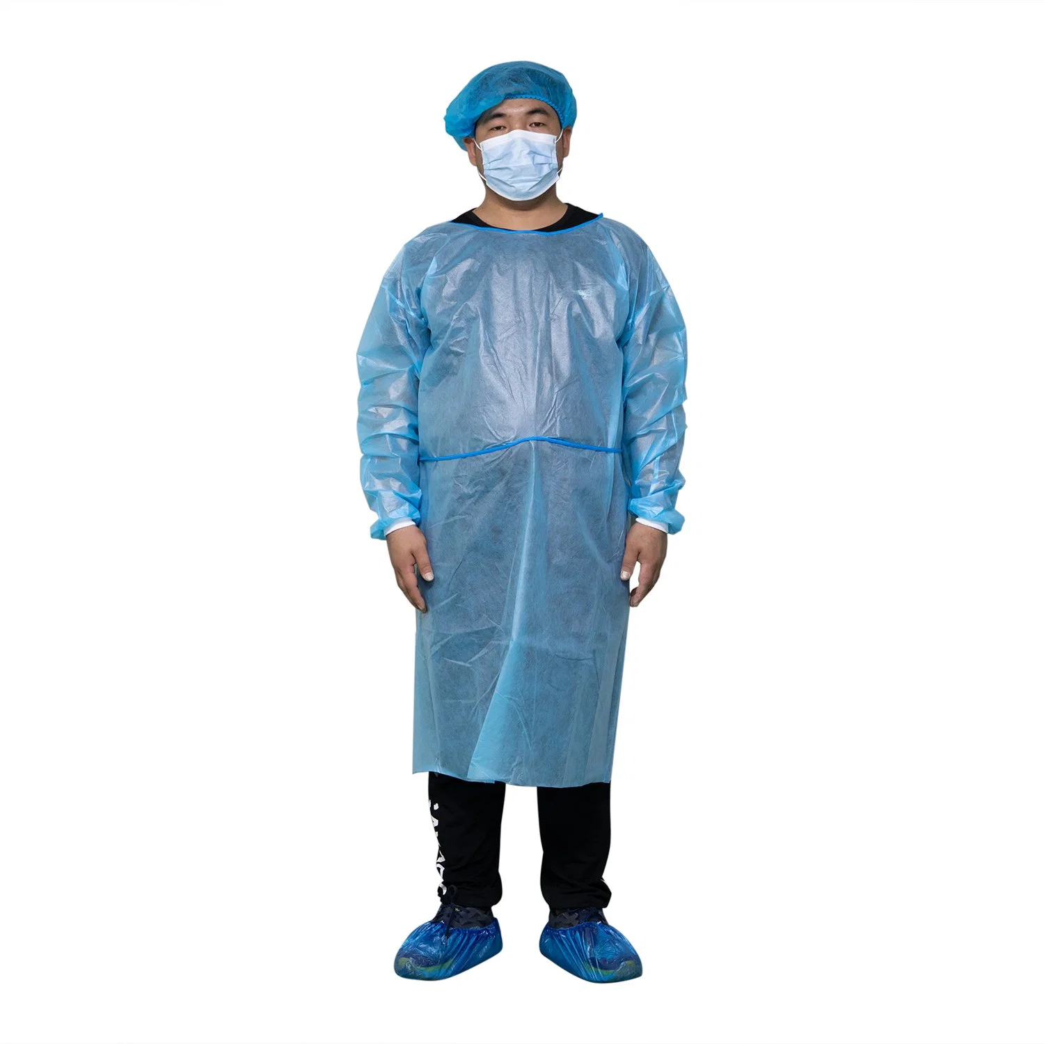 Safemed Chinese Supplier of Disposable Gown Medical Hospital Isolation Gown Yellow Isolation Gown